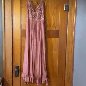 Free People Copper Maxi Dress